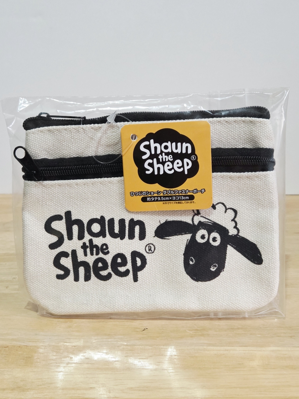 *4 for $30* Shaun the Sheep Canvas Zip Coin Pouch